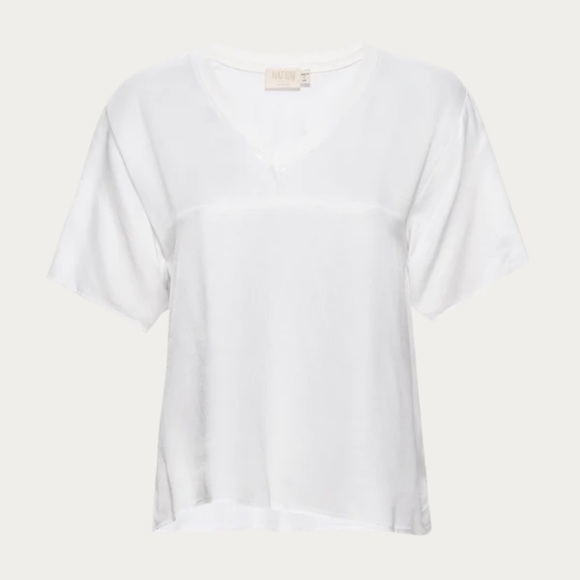 Nation Ltd. Bennie Oversized Sateen Tee - Picture 9 of 14